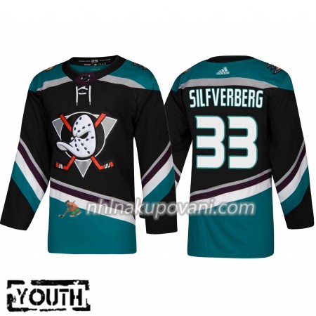 Anaheim Ducks Dresy Jakob Silfverberg 33 Alternate 2018-2019 Adidas Authentic - Dětské